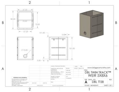 steel fabricated weir box manufacturers|Double Weir (Custom Box) – Briggs Manufacturing, Inc..